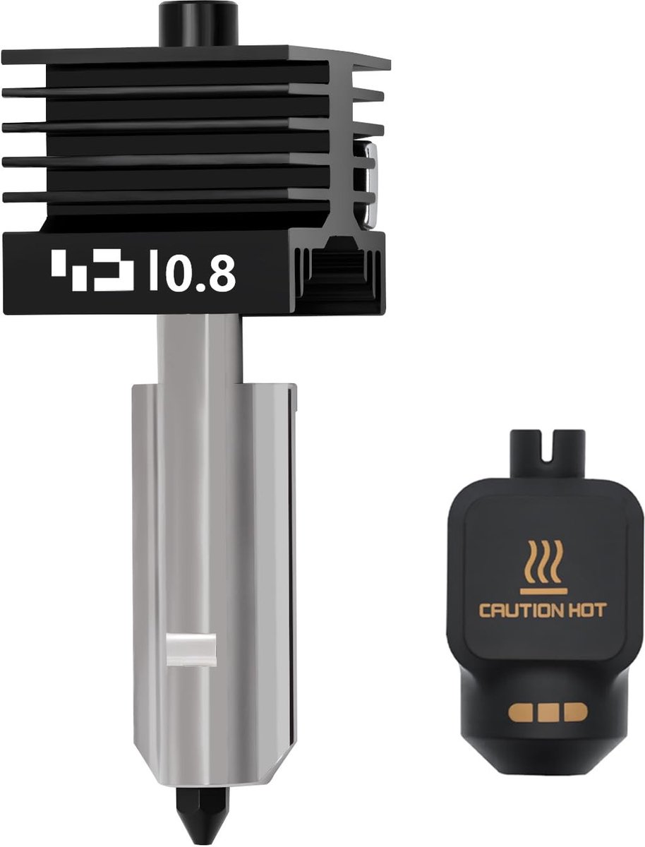 SolidKeus - Hotend 0.8mm voor 3D Printers met Extra Nozzle