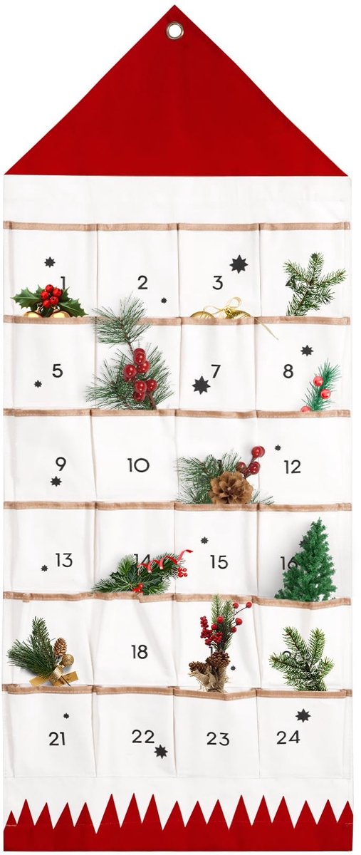 SolidKeus - Herbruikbare Adventskalender met 24 Vakken