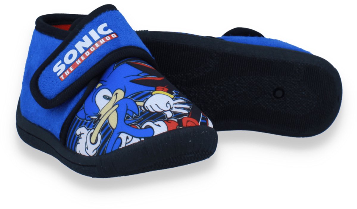 Sonic Jongens Pantoffel | Blauw | Maat: 27