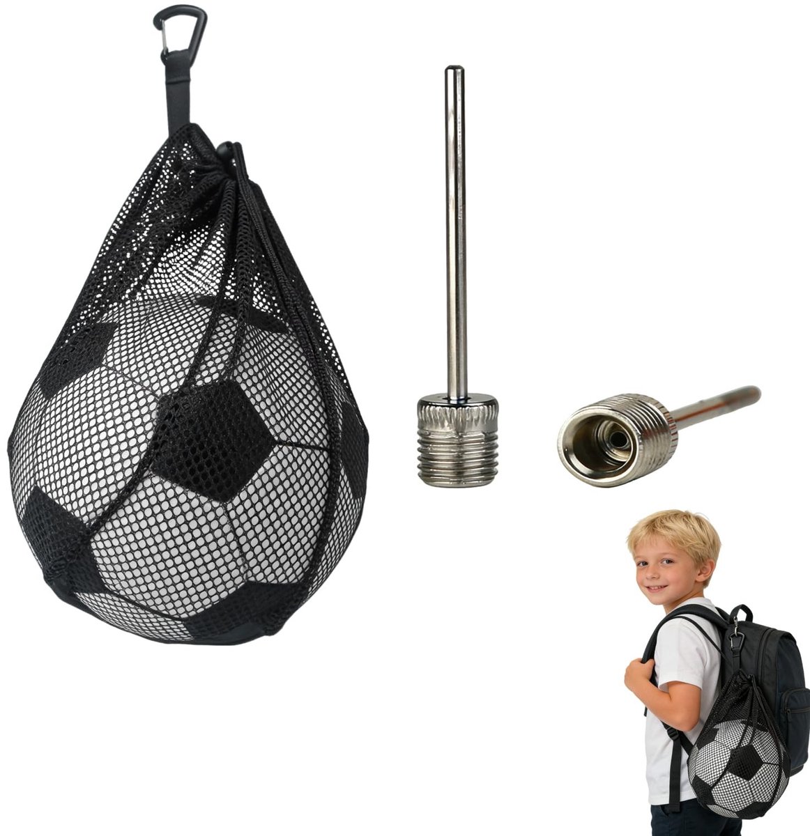 SolidKeus - Mesh Rugzak voor Voetbal en Basketbal met Binnenzak