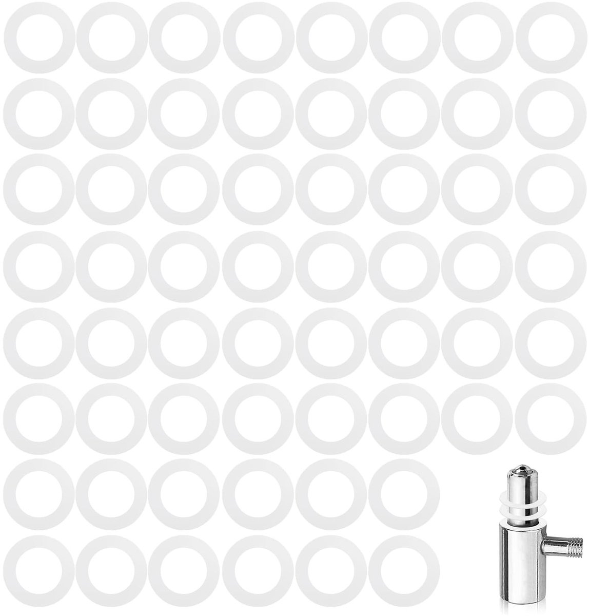 SolidKeus - Fitschenringen 1 mm, Set van 60 Stuks