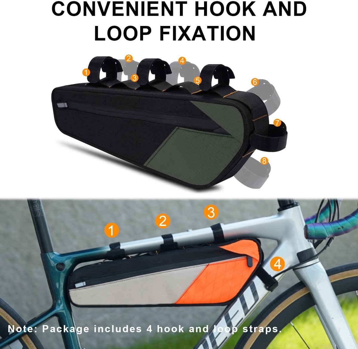 SolidKeus - Waterdichte Fietstas met Grote Capaciteit voor Fiets