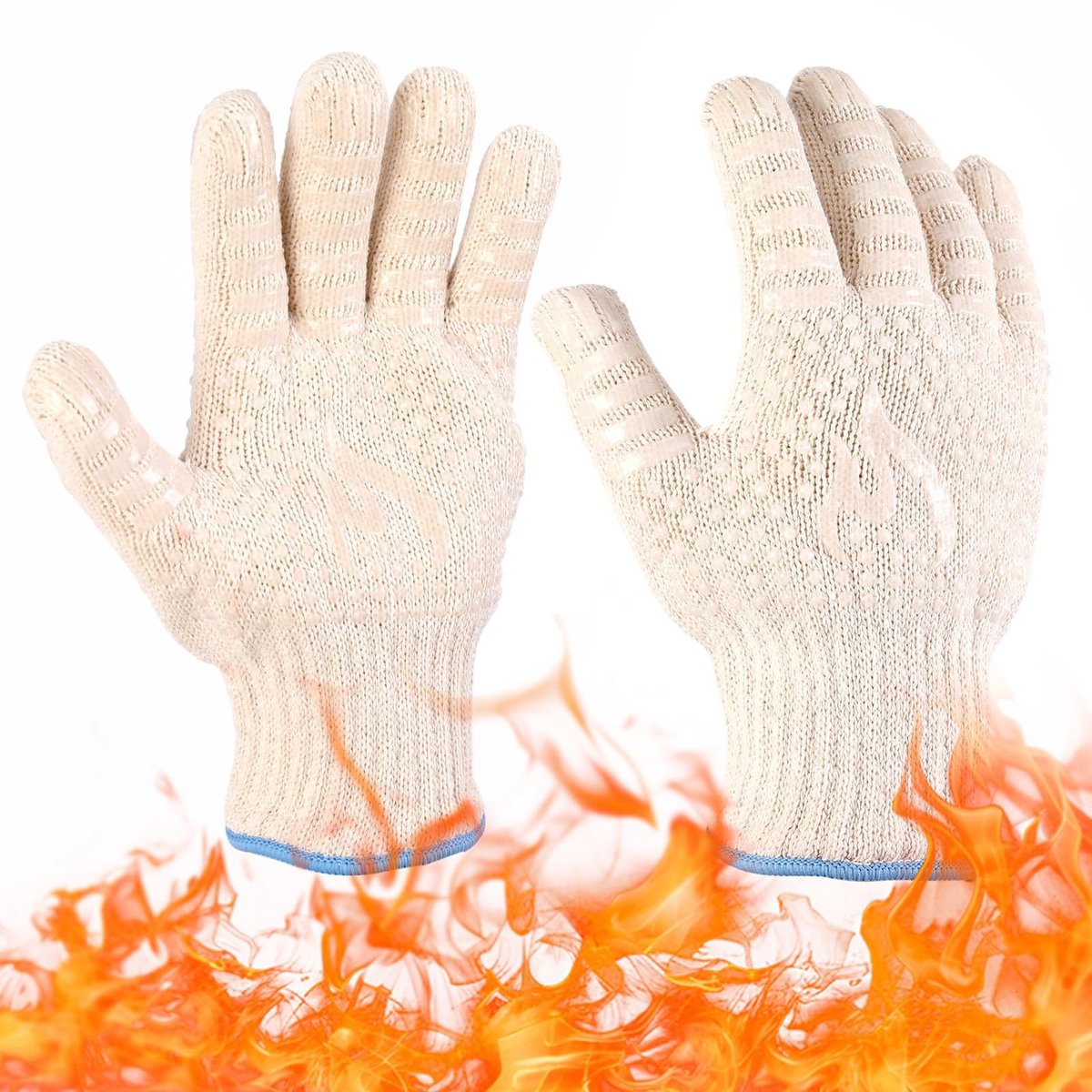 SolidKeus - Hittebestendige Ovenwanten met Antislip Silicone