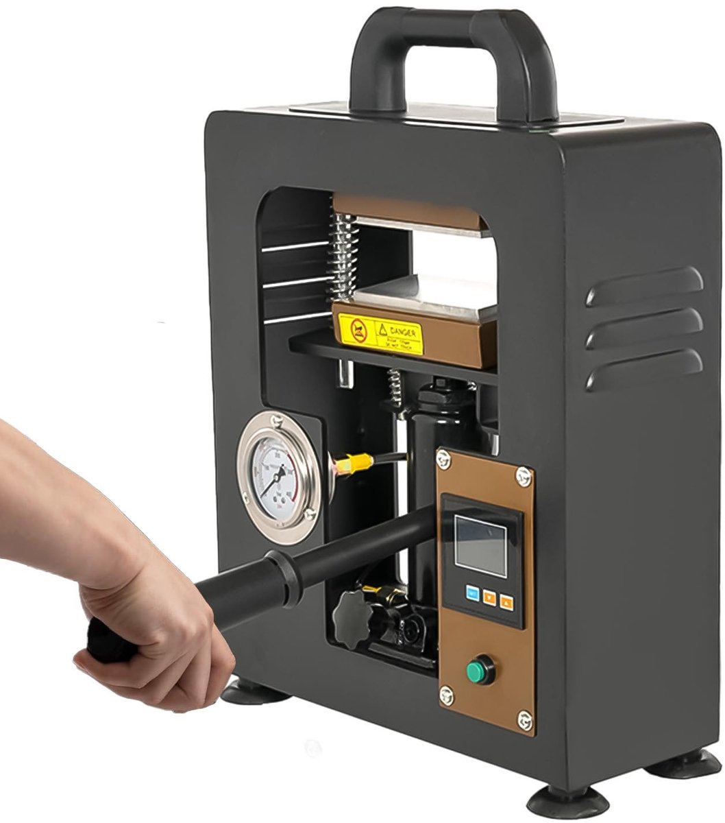 SolidKeus - Hydraulische Heat Press Machine voor Textiel en Droogbloemen