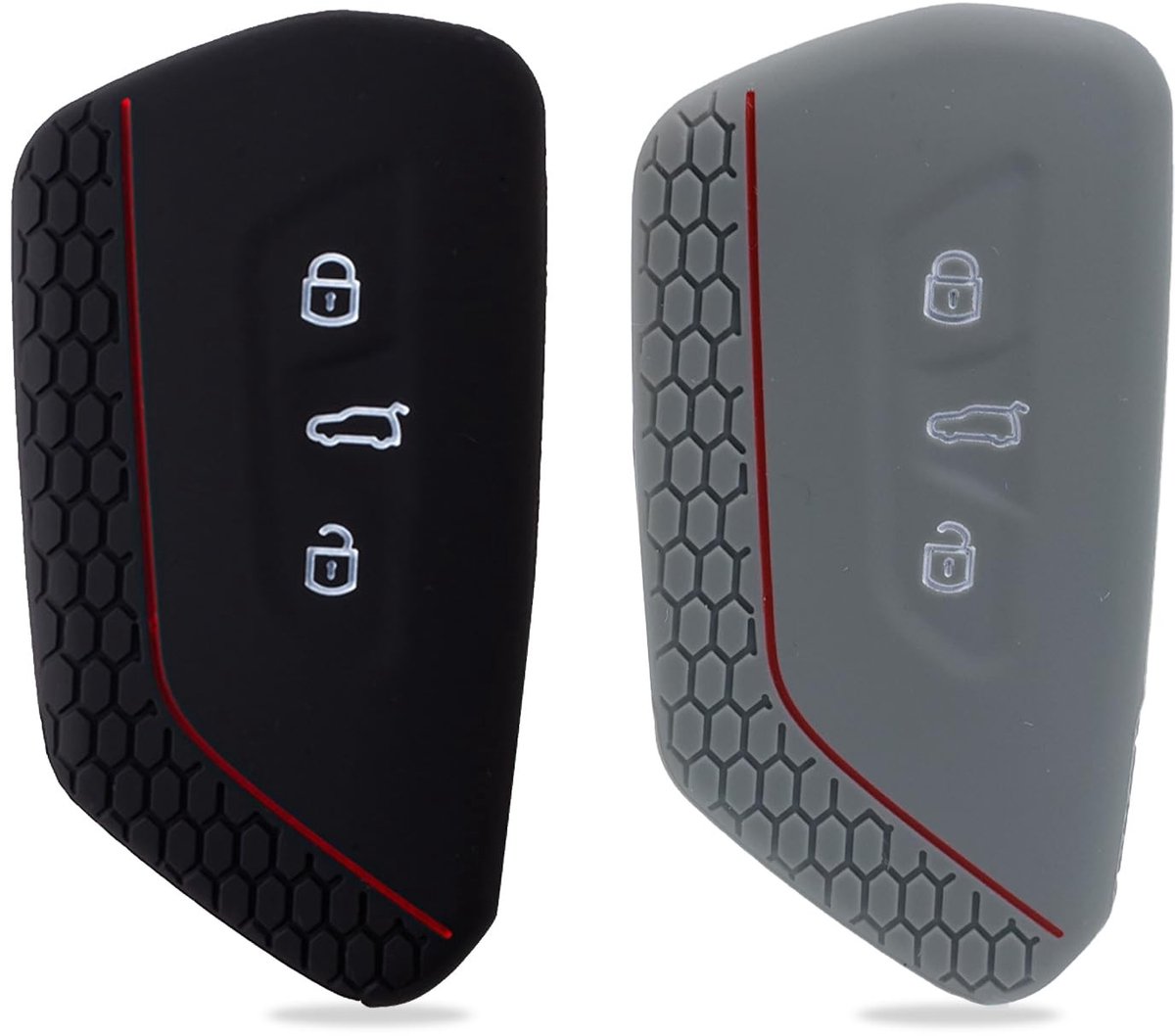 SolidKeus - 2 Stuks Sleutelbeschermers van Silica Gel voor Auto Sleutels