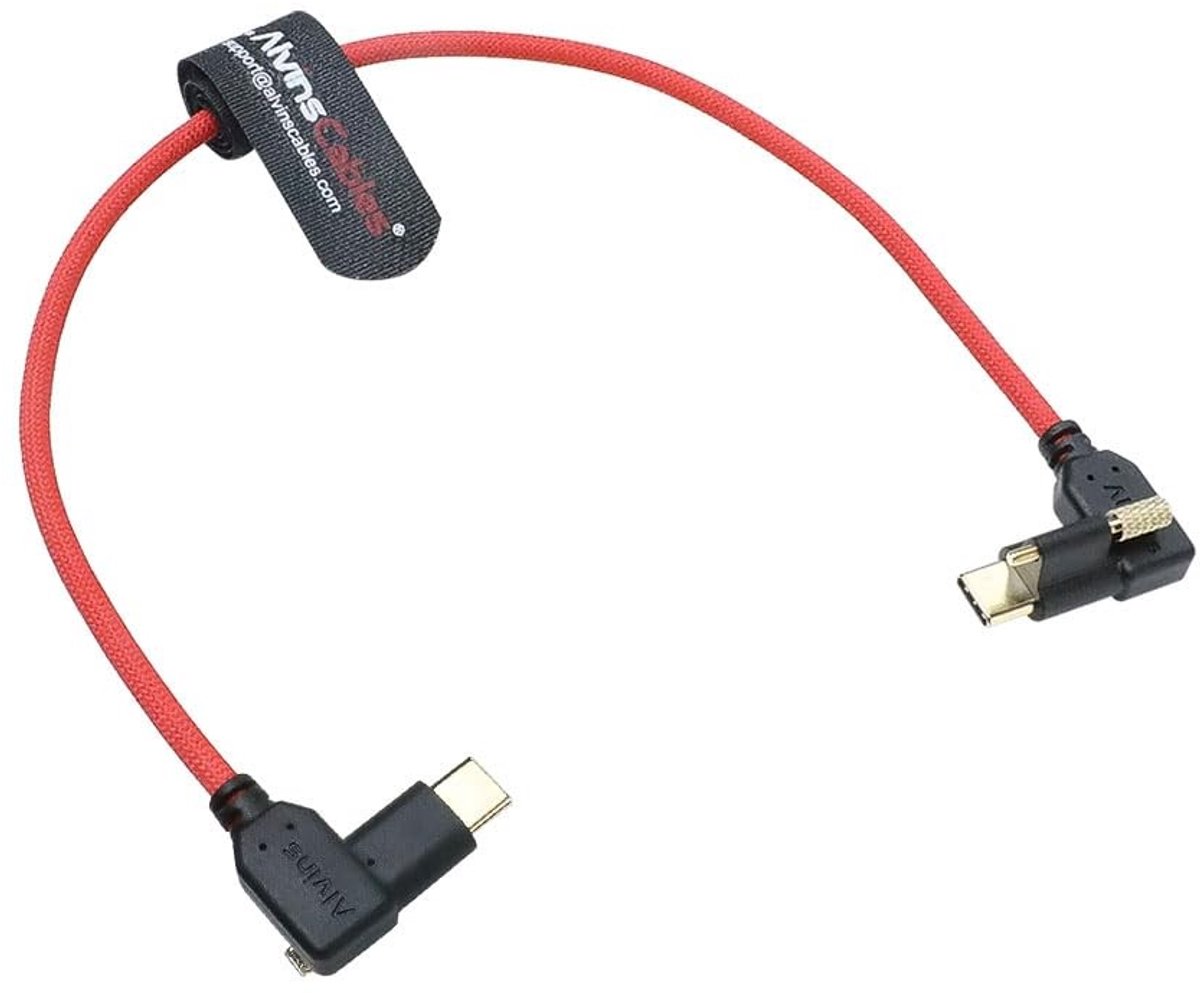 SolidKeus - Ultra Flexibele USB-C Power Kabel voor Monitor en Camera