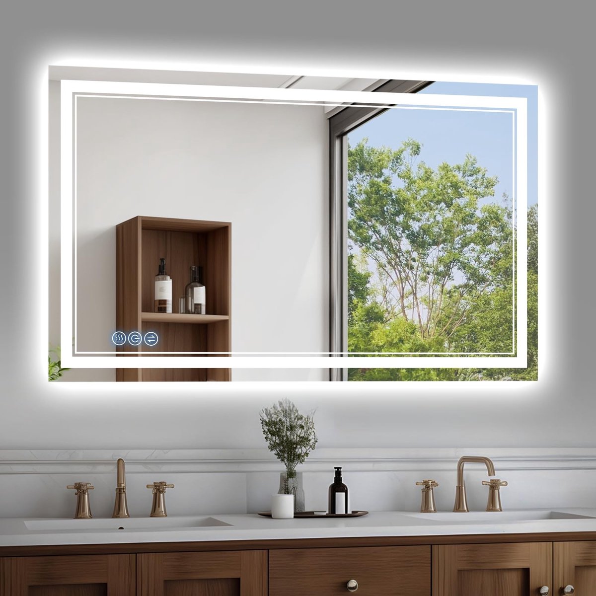 SolidKeus - LED Badkamerspiegel met Verlichting