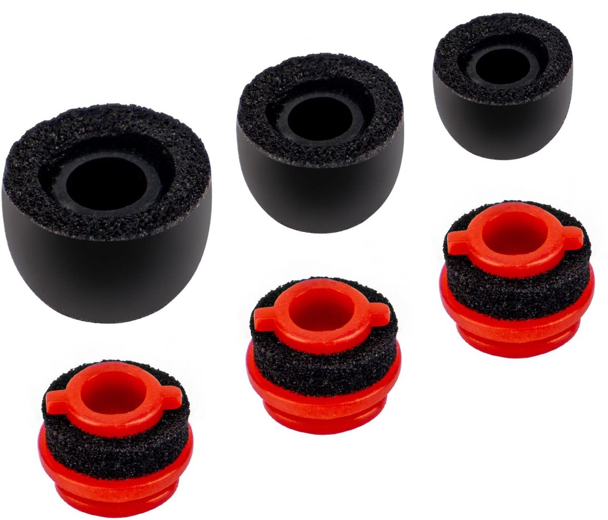 Omgoods - Vervangende Oordopjes met Geheugenfoam voor Bluetooth Koptelefoon, 3-Pack