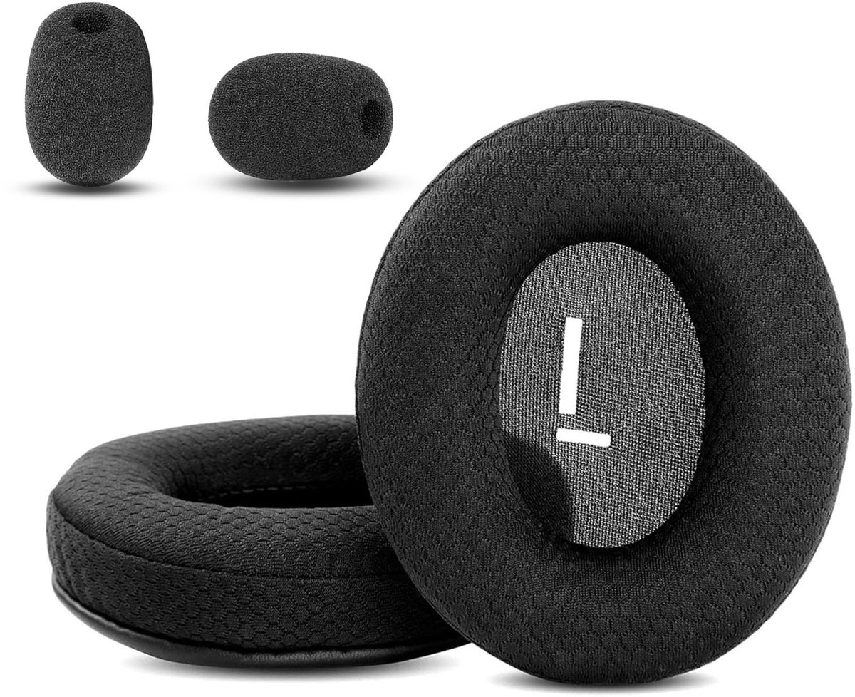 Omgoods - Vervangende Oorkussens voor Cooler Master Gaming Headsets met Ademend Stof