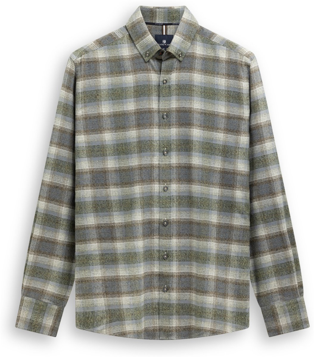State of Art Overhemd Overhemd Met Geblokt Patroon 21526276 8937 Mannen Maat - XXL