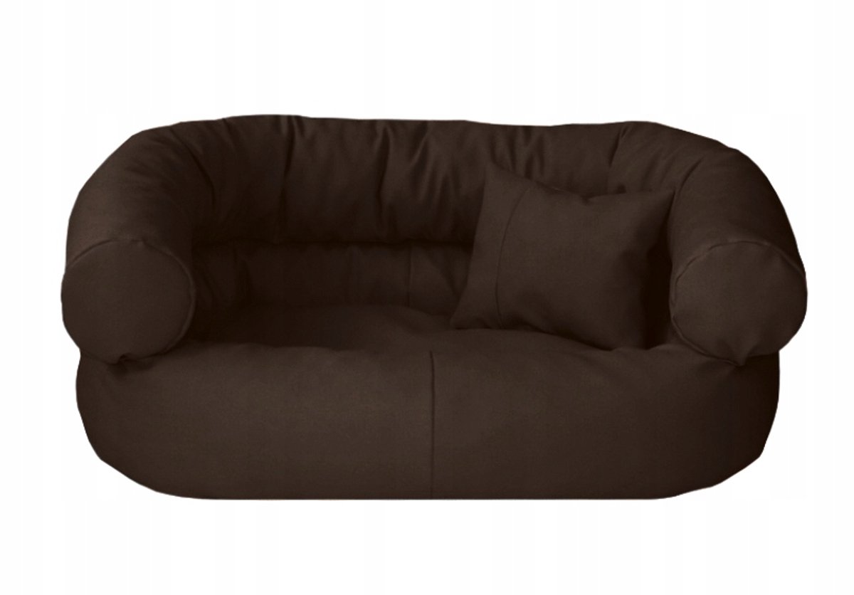Hondenmand L 100x80cm Leerlook Bruin - Comfortabel en Afwasbaar