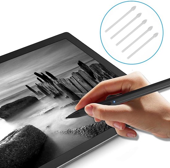 S-Pen Reservetips voor Samsung Galaxy Tab S7 FE/Tab S7/Tab S7+ Plus/Galaxy Tab S8/Tab S8+ Plus/Tab S8 Ultra Touch Stylus S Pen Tips Nibs gereedschapsset bijvullen, 5 stuks (grijs) — afbeelding 2
