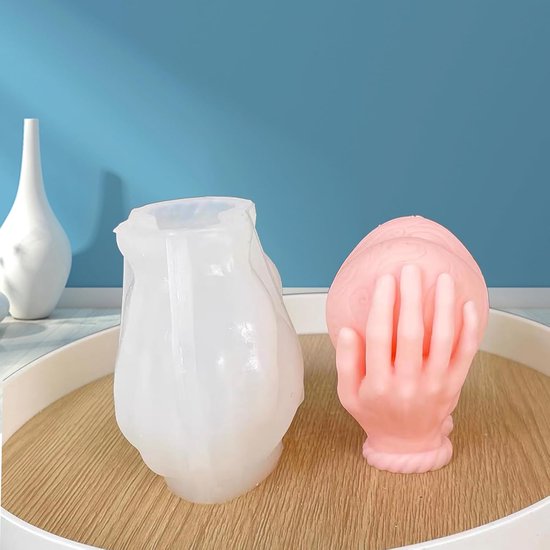 Kaarsvormen, liefdesvormen, 3D-siliconen kaarsvormen, wasvormen voor het maken van geurkaarsen, zeep, gipsvormen, harsgieten. — afbeelding 3