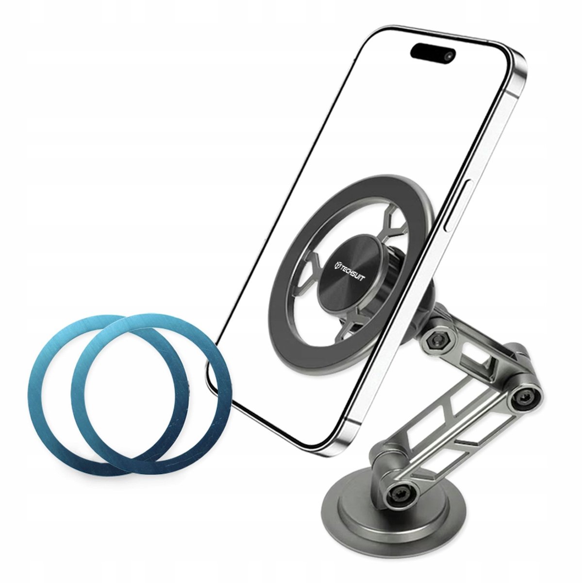 MagSafe 2-in-1 Telefoonhouder: Auto & Bureau, Sterke Lijm