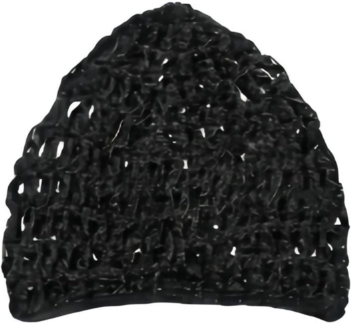 Zalati Haar Netto Cap Mesh Gehaakte Rayon Korte Tube voor Cover Ornament Slapen Zwart, Zwart, one size