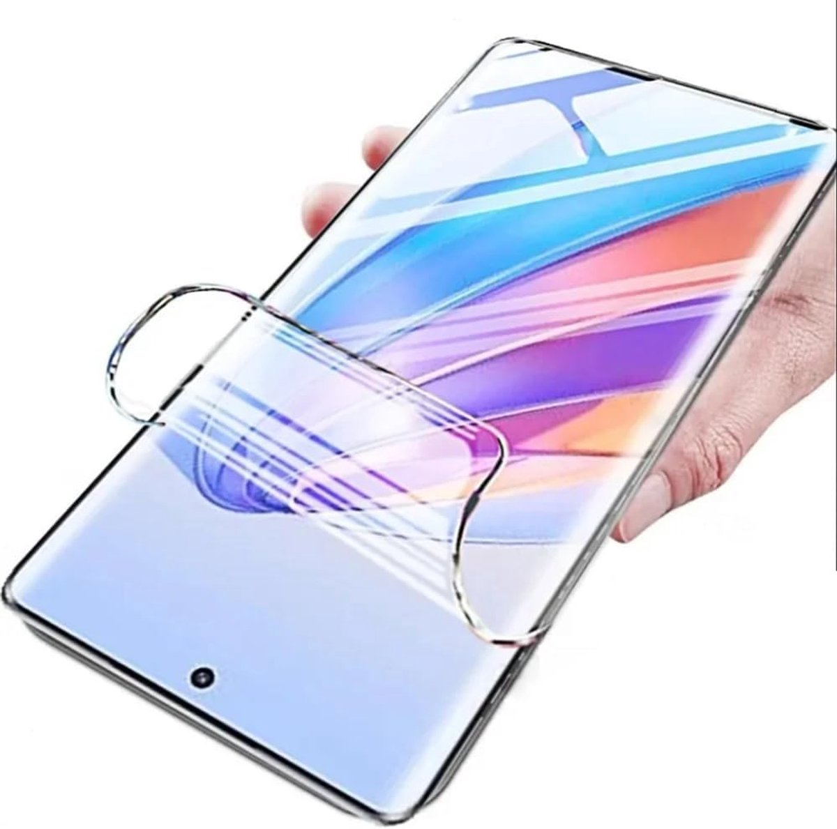 2pcs TPU Hydrogel Film voor Oppo A79 5G 6.72" | Felxible, Gel film, HD Clear, Screen protector, Touch gevoelig, Vingerafdruk-ontgrendeld, Niet hard glas