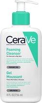 CeraVe Schuimende Reinigingsgel - voor normale tot vette huid - geschikt voor gevoelige huid - voor gezicht & lichaam - 236ml