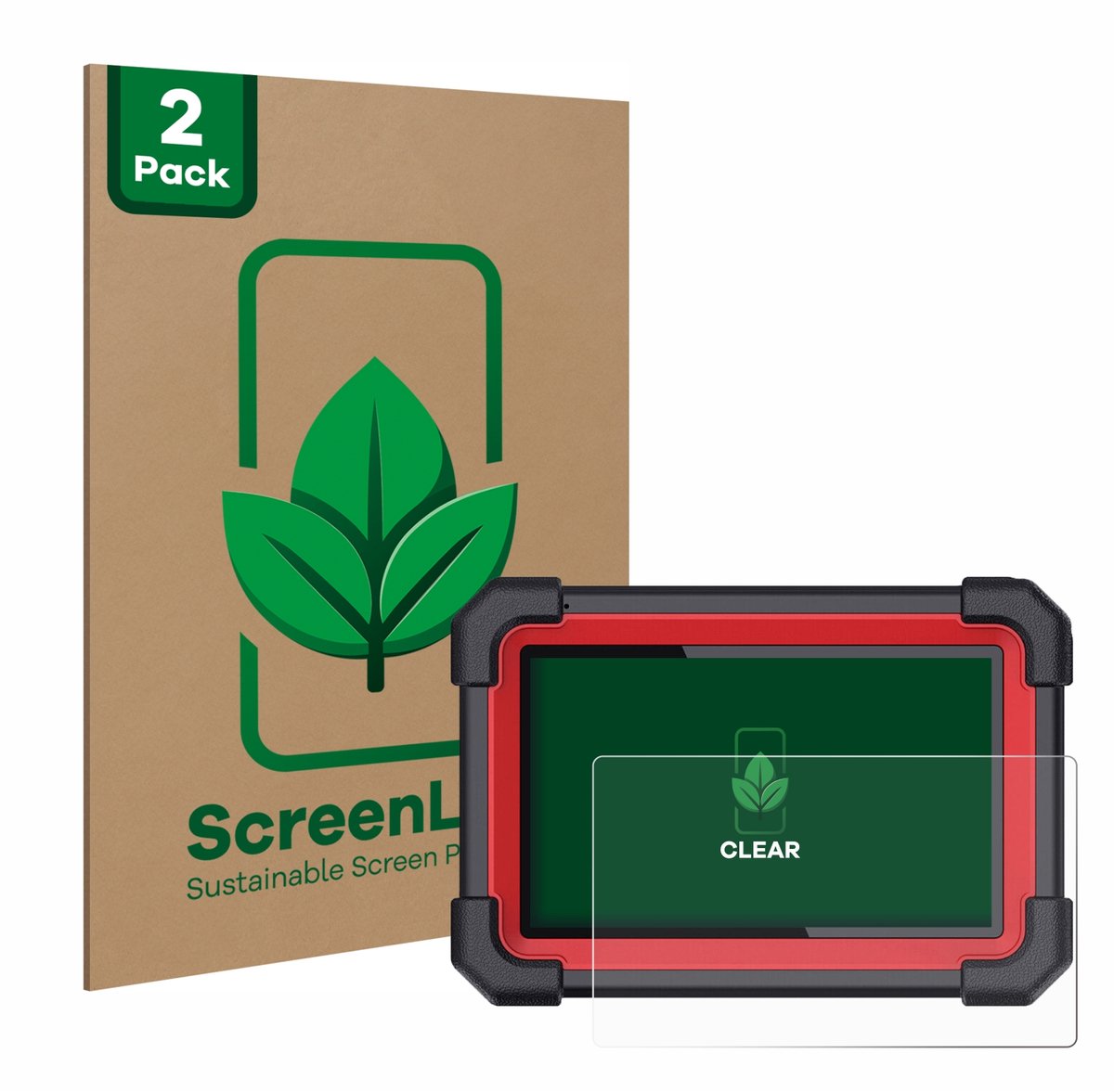 2 Stuks Screenprotector voor Launch X-431 CRP 919E BT - Hoogwaardige Beschermfolie transparant