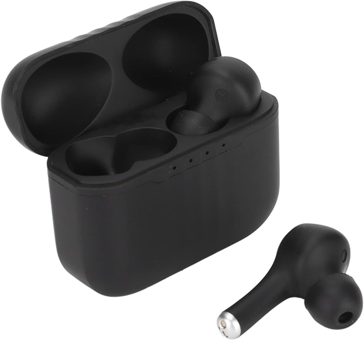 Taalvertaler met 84 Talen en 5 Modi, Draadloze Oordopjes met Bluetooth 5.2 en Geluidsisolatie voor Muziek en Bellen (Zwart)
