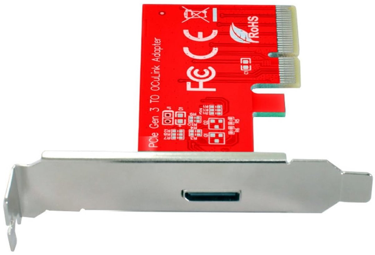SolidKeus - PCI-E 3.0 naar Oculink Host Adapter voor PCIe SSD