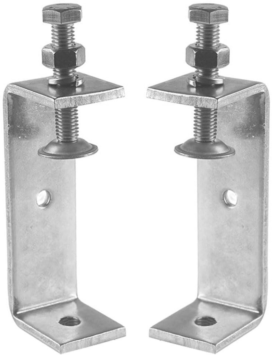 SolidKeus - 2 Stuks Zware Roestvrijstalen C-klemmen voor Houtbewerking