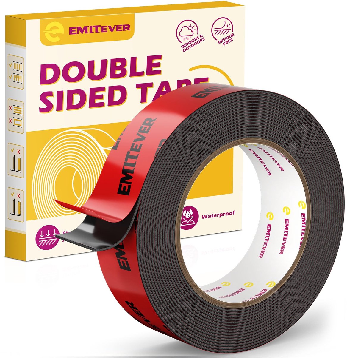 SolidKeus - Extra Sterke Dubbelzijdige Tape 5m x 25mm