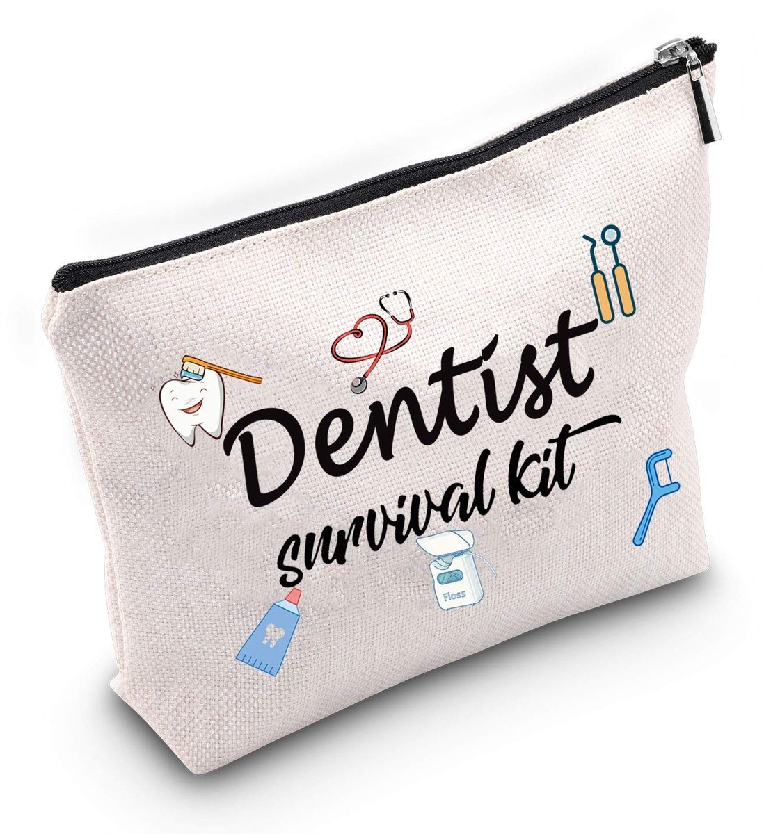 SolidKeus - Cosmetica Tas voor Tandartsen met Inspirerende Tekst