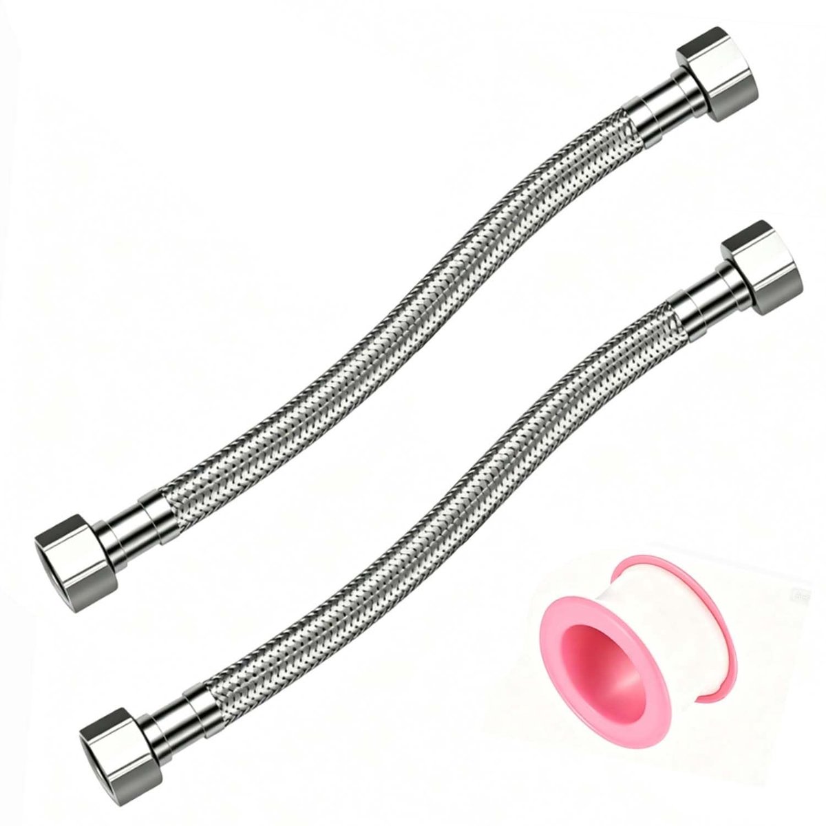 SolidKeus - Gevlochten Flexibele Slang 50cm voor Keuken en Badkamer