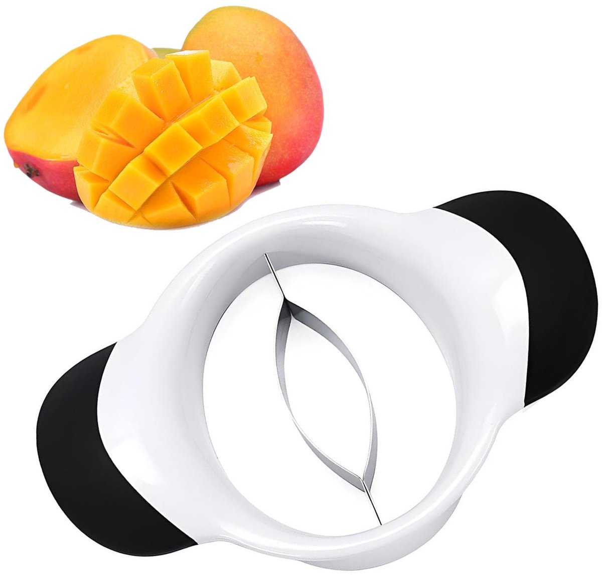 SolidKeus - Mango Snij- en Ontpittool met Ergonomisch Handvat