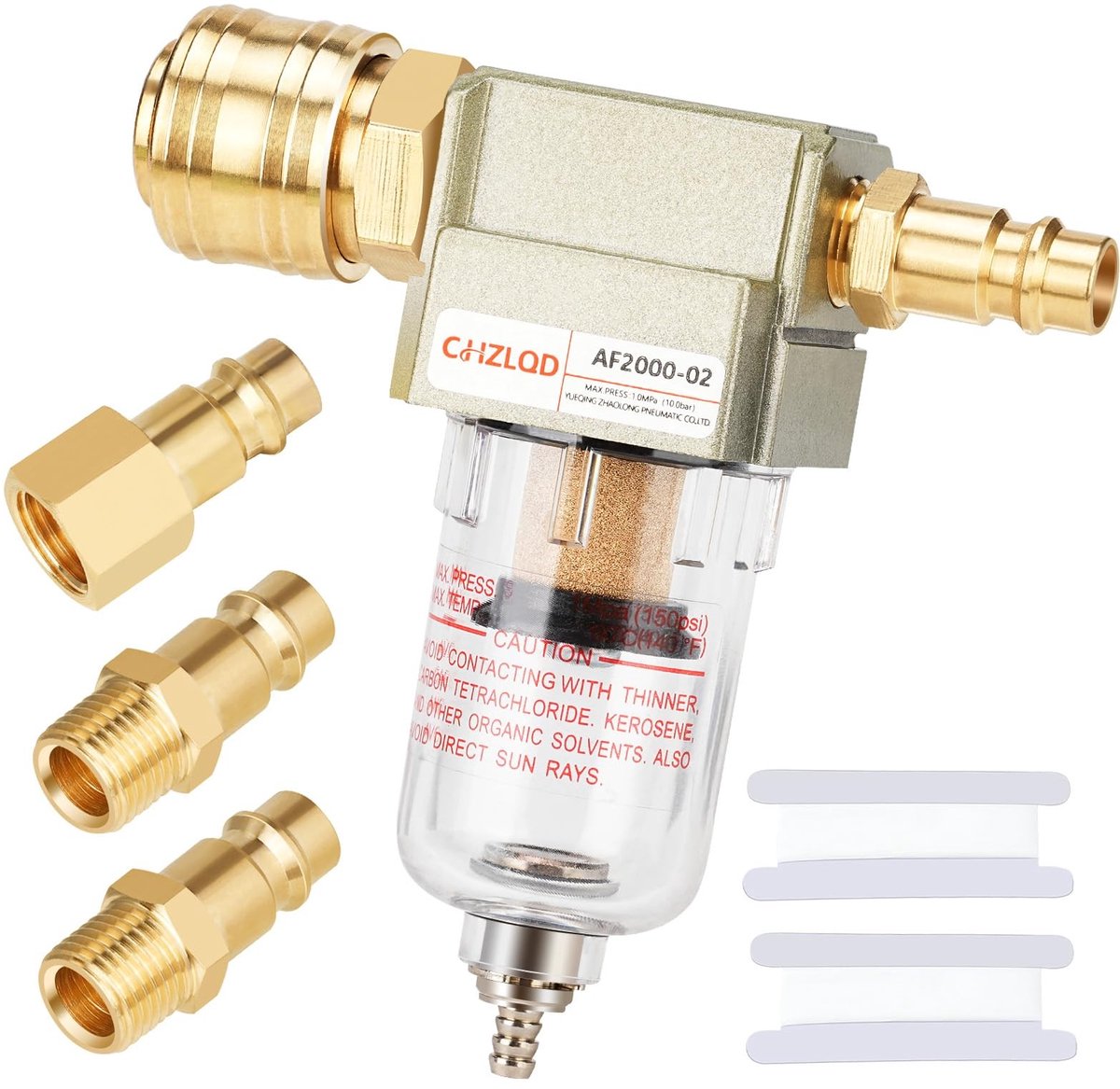 SolidKeus - 1/4 inch Water- en Oliescheider voor Compressoren