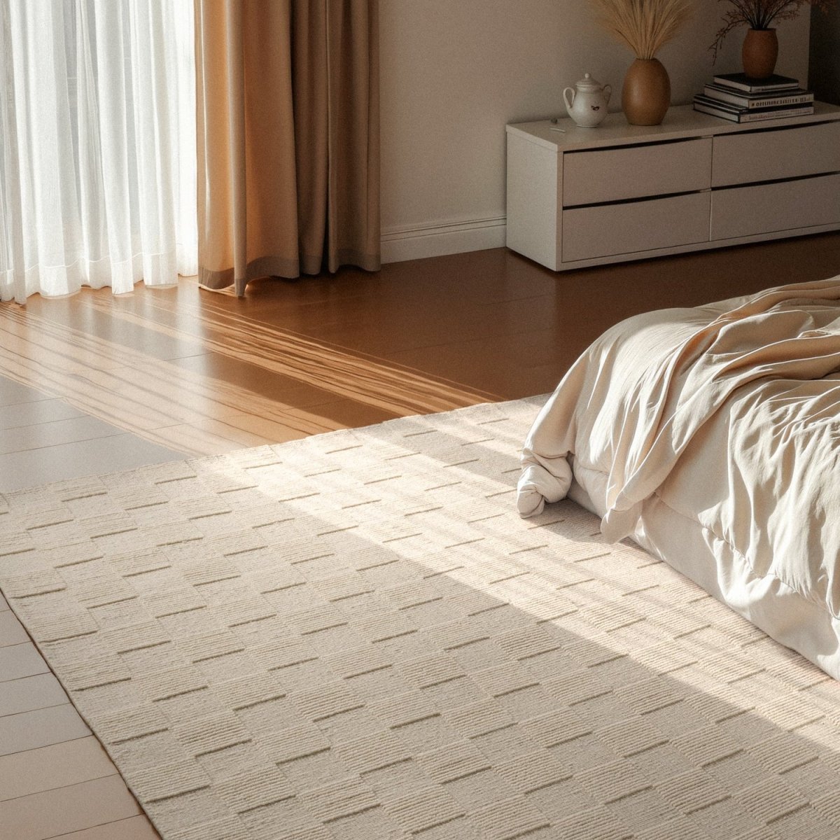 Villeroy & Boch 1766 wollen vloerkleed Scala Naturel Wit - 200 x 300 cm - (L)