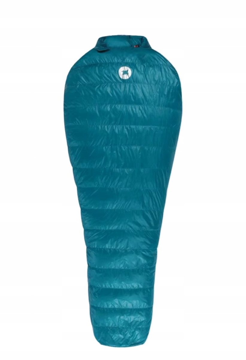 Merkloze Trekking Slaapzak - Donzen Vulling, Blauw, Long