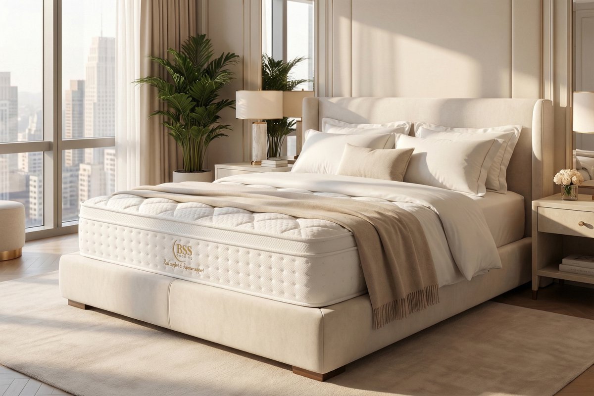 BSS Bedding Matras - Matras - Orthopedisch Matras - 7 Zones - Geïntegreerde Topmatras - Hypoallergeen