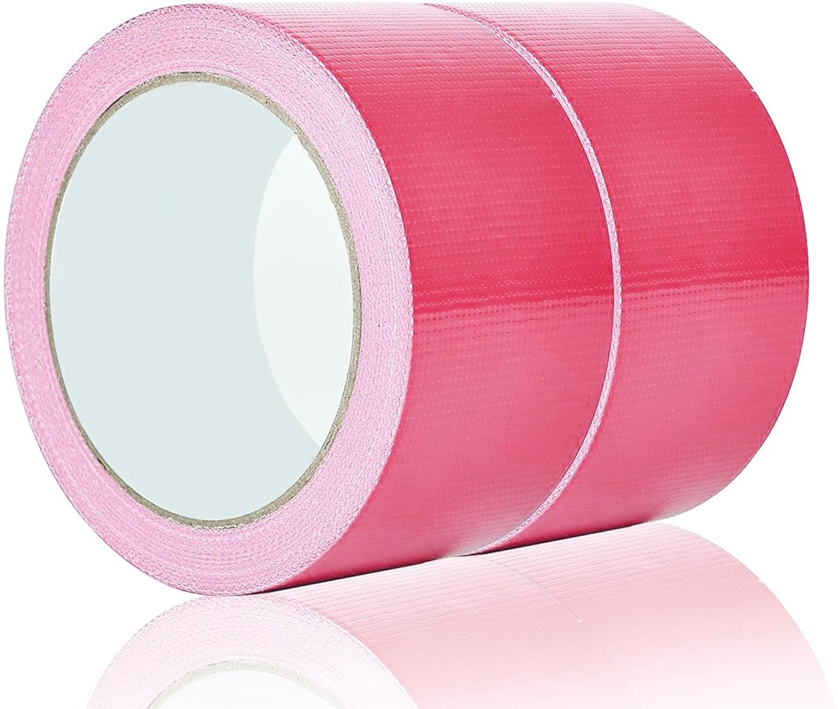 2 rollen pantsertape, waterdicht, 50 mm x 20 m, pantsertape, waterdicht voor huistuinen, reparaties, bevestigingen en bundelingen (roze)