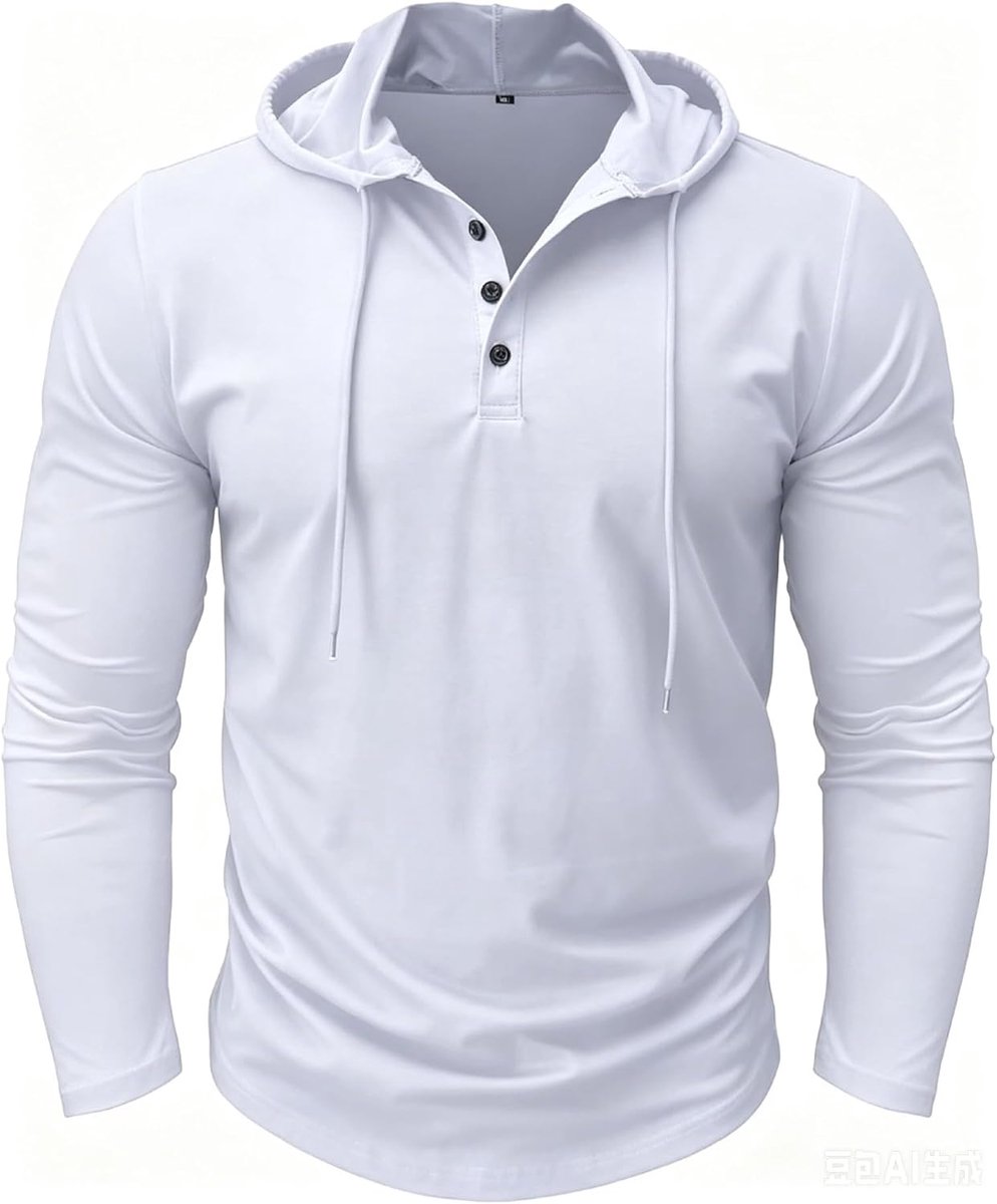 Atletische hoodie met korte mouwen voor heren, modieuze pullover voor fitness, shirt met capuchon, knoopsluiting, zomerse sweater, lichte hippe hikeshirts voor heren, boksen, trektochten