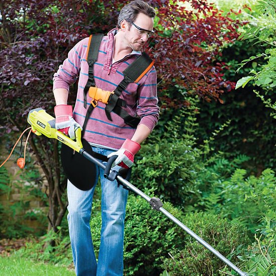 Dubbele schouderriem, professionele schouderriem voor bosmaaier, grastrimmer, grasmaaier, tuinieren, accessoires — afbeelding 2