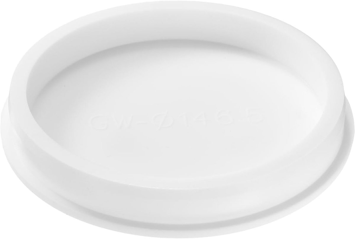 1 Stuks Siliconen Dop Voor Gat, Ronde Waterdichte Rubberen Doppen, Buisdoppen, Einddoppen Voor Gat Van 145mm/5.71" Voor Badkuip, Fles, Wit