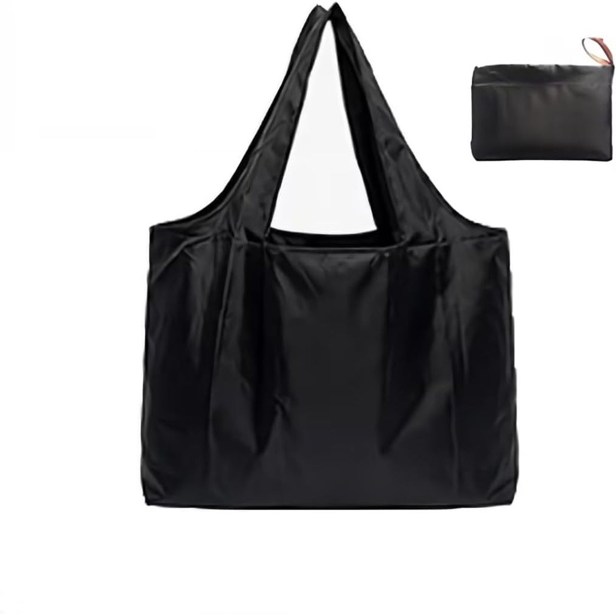 Opvouwbare boodschappentassen set van 4, ideaal voor boodschappen, winkelen en opslag van kleding en accessoires