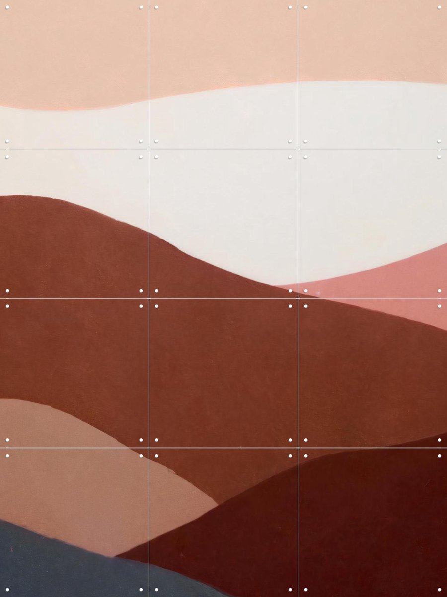 IXXI Far Far Away, Interiorisla - 60 x 80 cm - Gratis ophangtool - Grote wanddecoratie en posters - Minimalisme, Abstract, Woonkamer, Slaapkamer