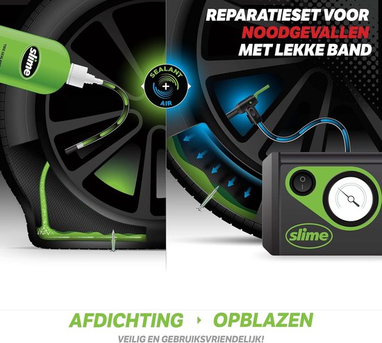 Bandenreparatieset Noodgeval - Lekke Band Reparatie - Auto Noodhulp - 15 Minuten Reparatie - 473 ml - Zwart — afbeelding 5