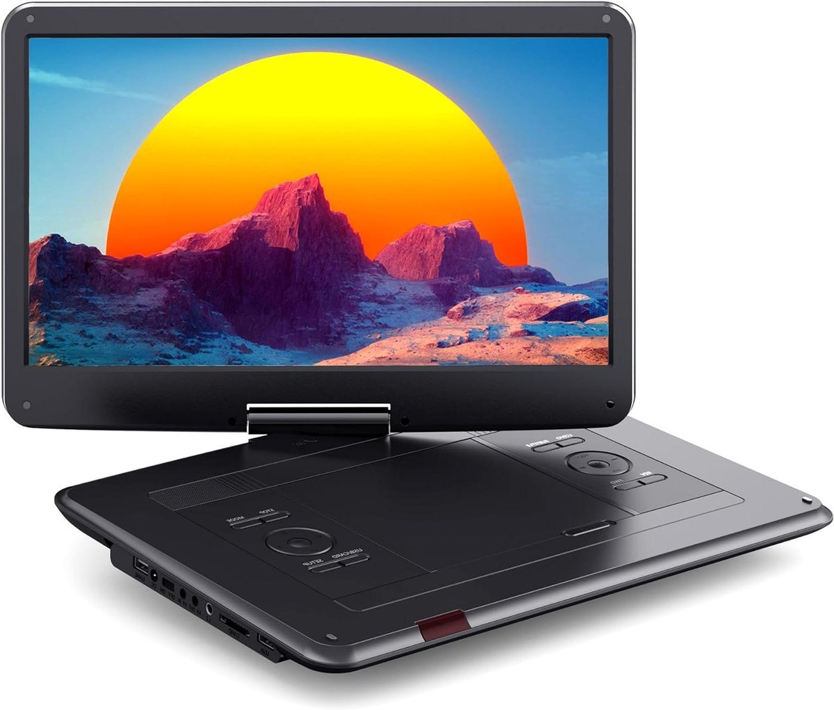 Draagbare DVD Speler - Reis DVD speler Auto DVD - Films Kijken - Groot Draaibaar HD Scherm - 156 inch