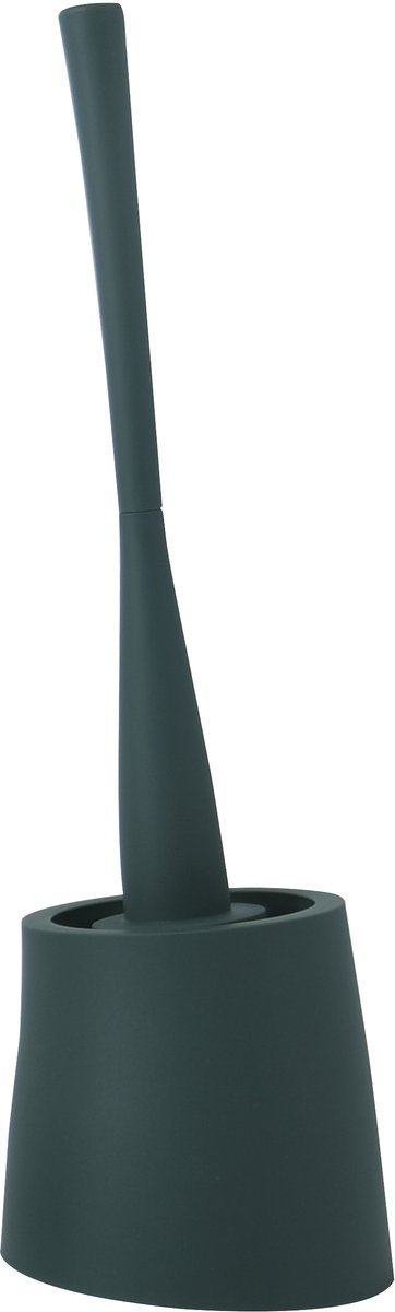 Spirella Move Toiletborstel met Houder – Toiletborstelhouder van Stevig Kunststof – Klassiek en Elegant Badkameraccessoires