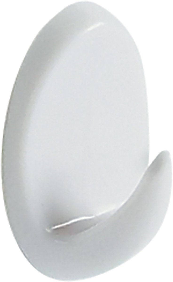 Liliputhaken Oval Wandhaak Badkamer – Set van 2 Handdoekhaak Chroom ABS – Badkamer Haak met Minimalistisch Design