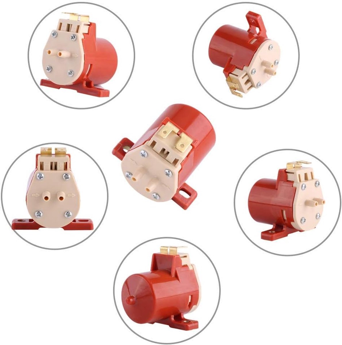 12v Ruitenwisser Universele Dubbele Uitgang Ruitenwisser Motor Pomp Ijsreiniger Auto Winter Voorruit Sproeier Voor Auto Van Bus Truck