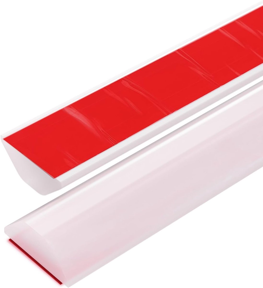 douchedrempel, siliconen waterstop, spatwaterdichte douchebarrière, Italiaanse doucheafdichting, geschikt voor keukens en badkamers. (Transparant, 155 cm)