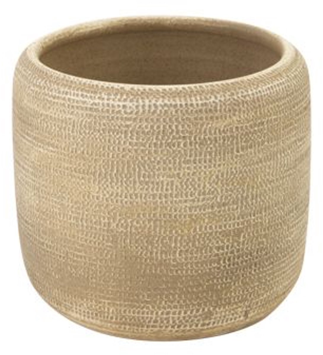Cosy @ Home Bloempot Groves Zand 16x16xh14cm Aardewe