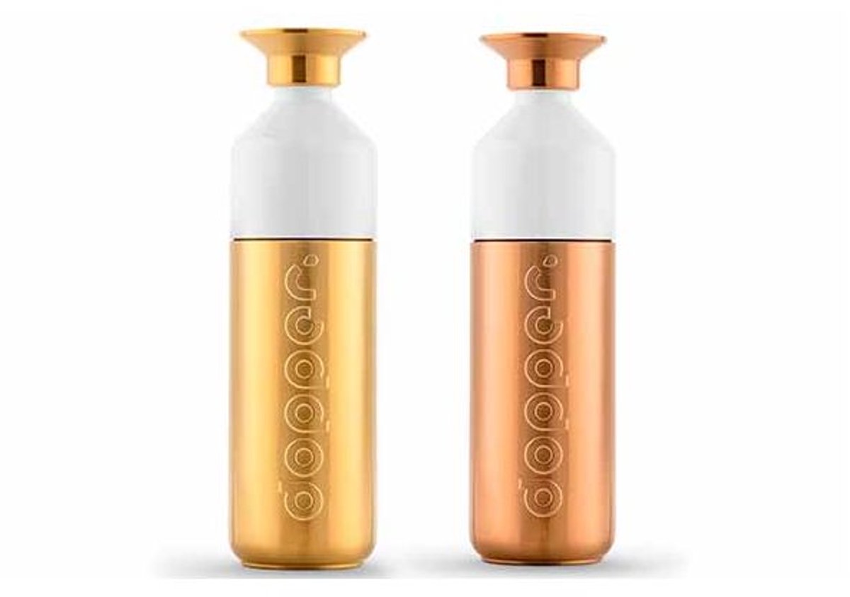 Dopper Steel Gourde800ml Brons Goud 2dlg