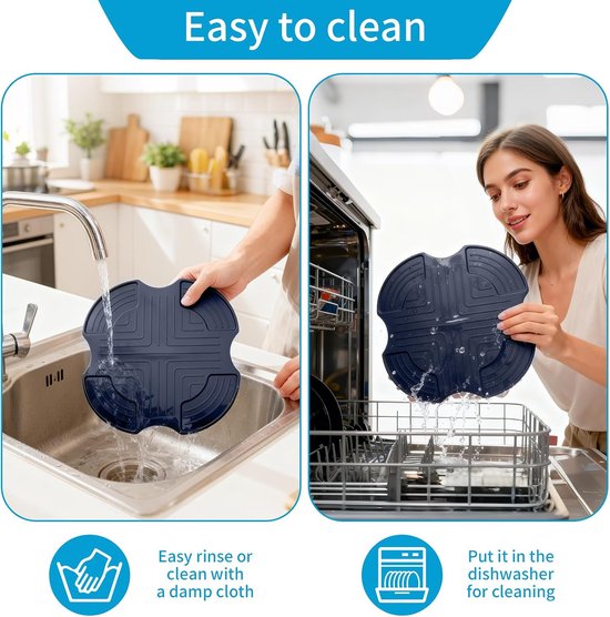 Siliconen Mat voor Airfryer - Hittebestendige Ondergrond voor Crispy Koken, 26.5 x 26.5 cm, Ideaal voor Bakken en Grillen van Merkloos — afbeelding 5