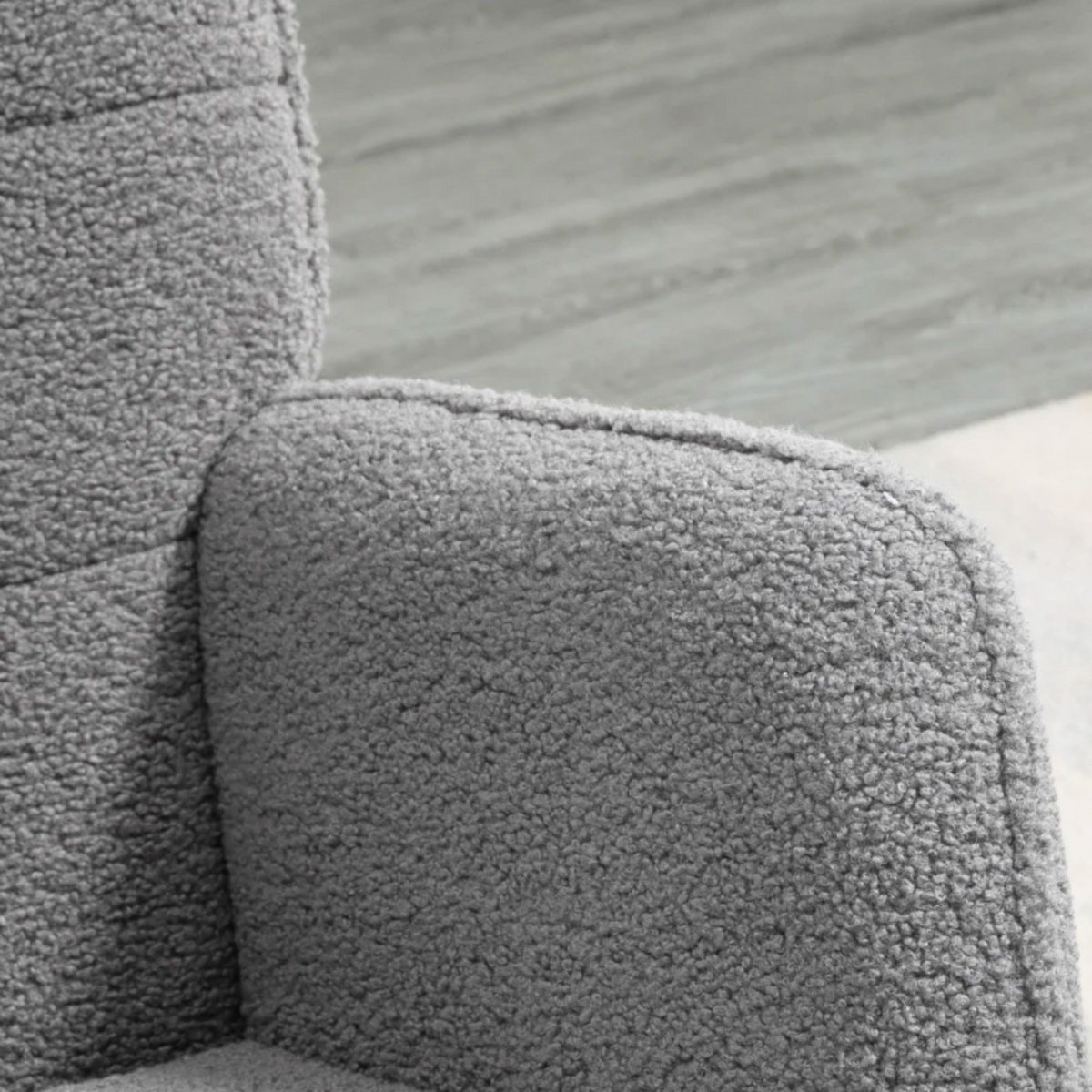 Schommelstoel - Stoelen - Meubels - Fauteuil - Grijs - 92 cm x 71 cm x 101 cm — afbeelding 19