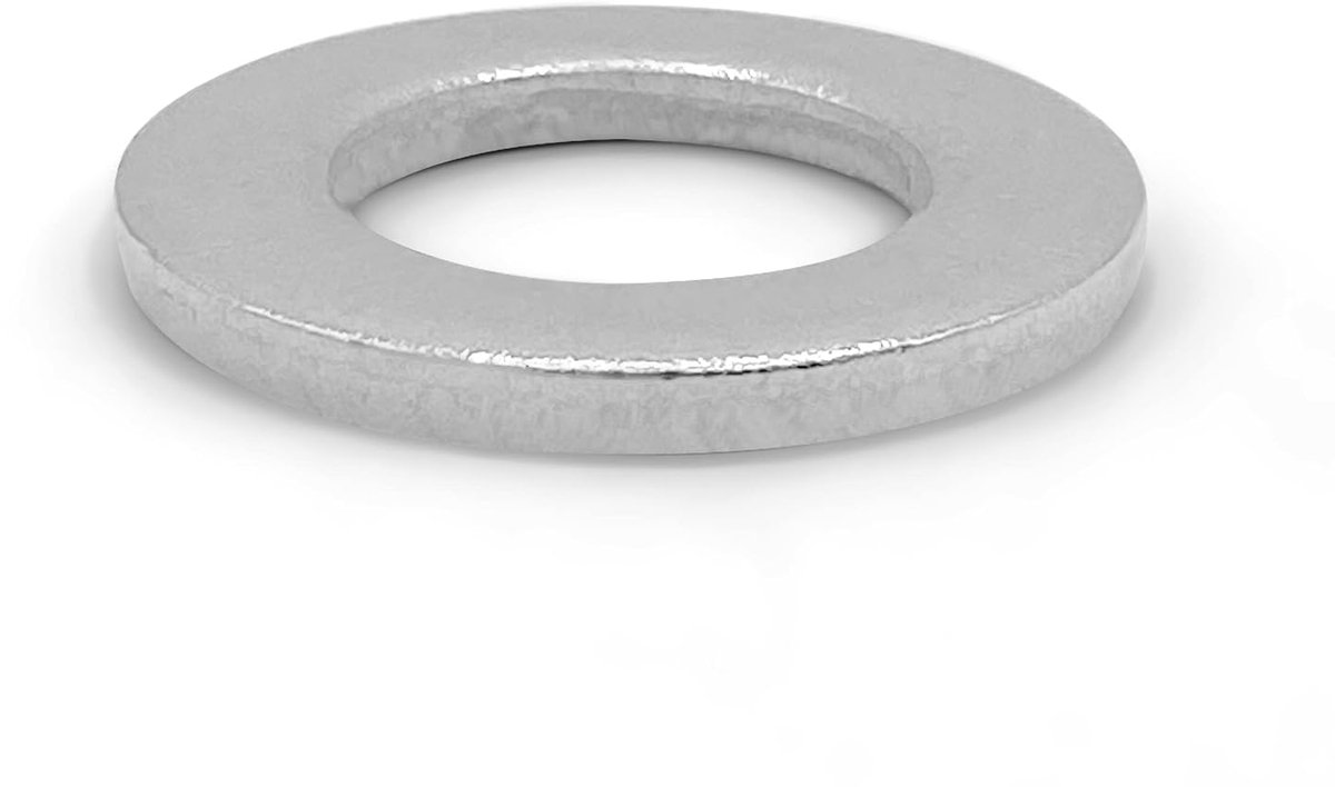 DIN 125 voor metrisch M10 (30 stuks) | roestvrij staal AISI 304 (A2) | binnendiameter 10,5 mm | buitendiameter 20 mm